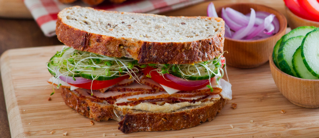 Roasted Turkey Salad Sandwich