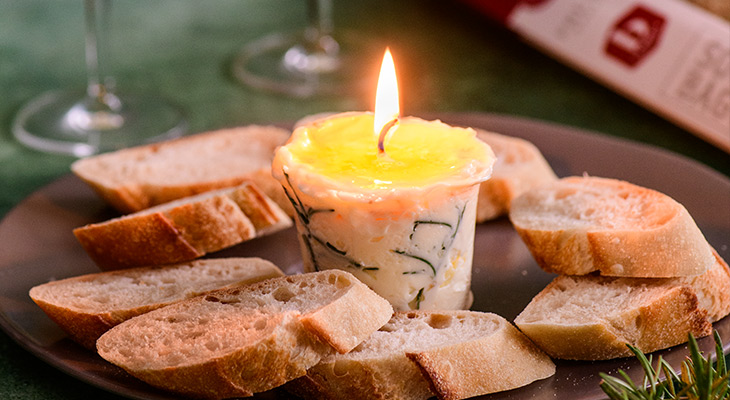 Garlic Butter Bread Candle