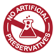 No artificial perservatives