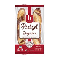 La Brea Bakery Pretzel Baguettes – Handcrafted, artisan-style soft pretzel bread with a golden-brown crust and fluffy interior.