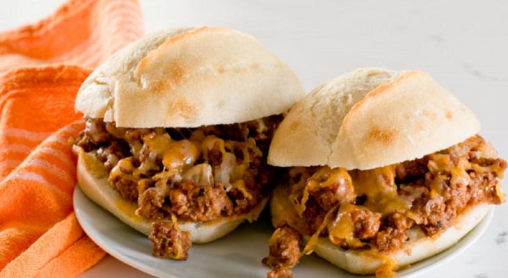 Individual Baked Sloppy Joes