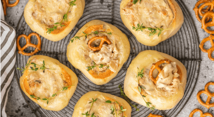 French Onion Dip Mini Bread Bowls Recipe - The Cookie Rookie®