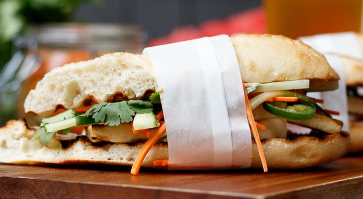 Grilled Tofu Banh Mi